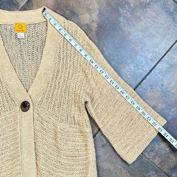 Ruby Rd. Knit Short Sleeve Cardigan Large - Picture 7 of 13